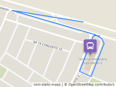 Mapa da parada