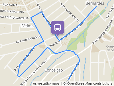 Mapa da parada