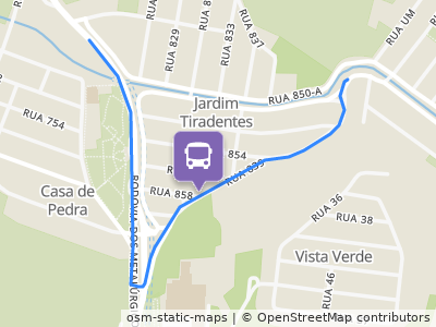 Mapa da parada