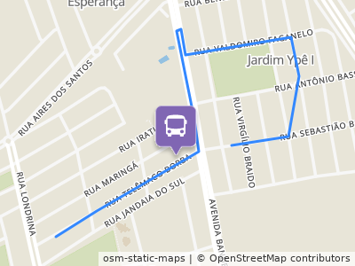 Mapa da parada