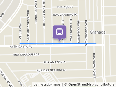 Mapa da parada