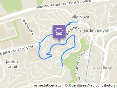 Mapa da parada
