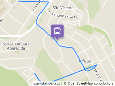 Mapa da parada