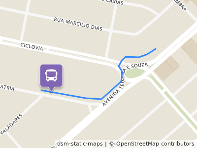 Mapa da parada