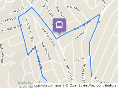 Mapa da parada