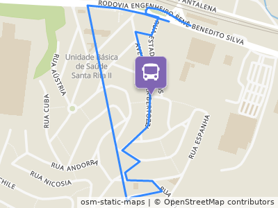 Mapa da parada