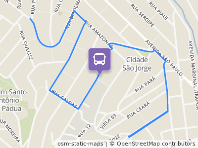 Mapa da parada