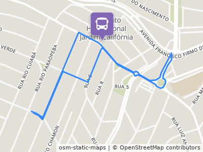 Mapa da parada