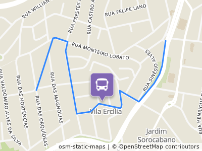Mapa da parada