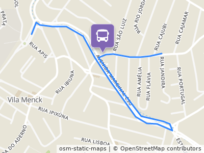 Mapa da parada