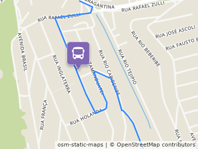 Mapa da parada