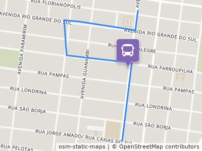 Mapa da parada