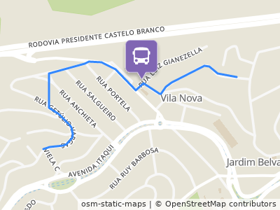 Mapa da parada