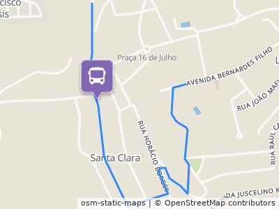 Mapa da parada