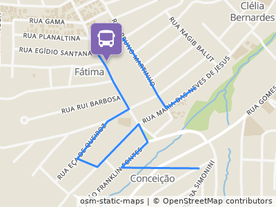 Mapa da parada