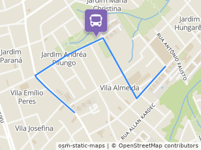 Mapa da parada
