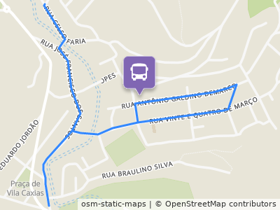 Mapa da parada