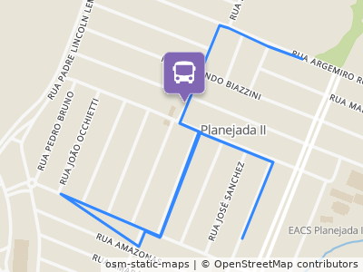 Mapa da parada
