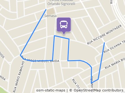 Mapa da parada