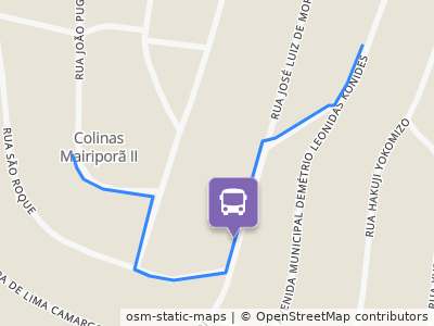 Mapa da parada