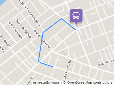Mapa da parada