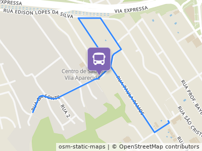 Mapa da parada