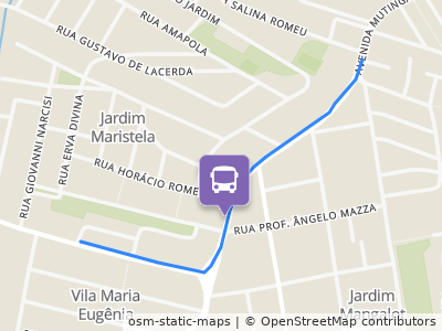 Mapa da parada