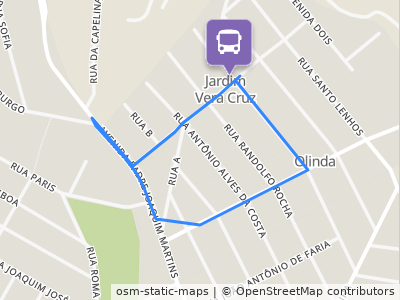 Mapa da parada