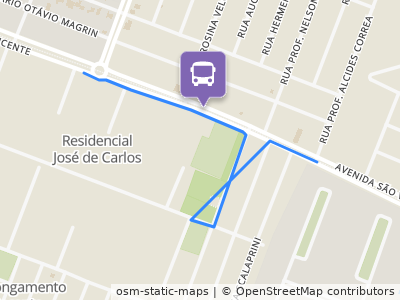 Mapa da parada