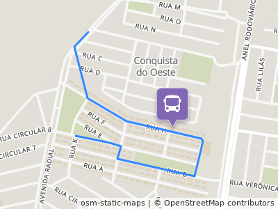 Mapa da parada