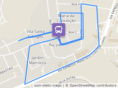 Mapa da parada