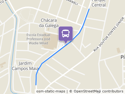 Mapa da parada