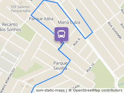 Mapa da parada