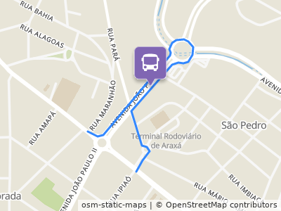 Mapa da parada