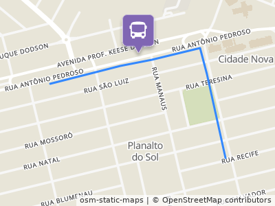 Mapa da parada