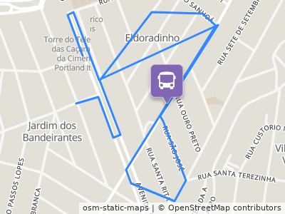 Mapa da parada