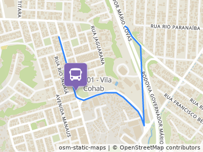 Mapa da parada