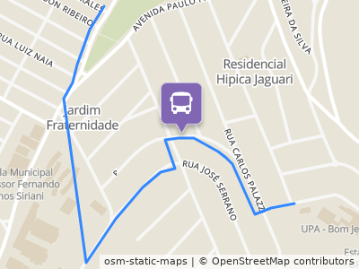 Mapa da parada