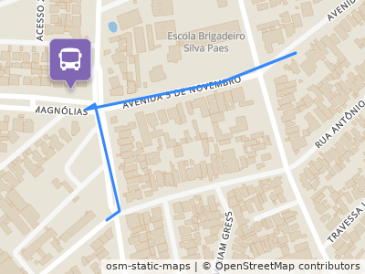 Mapa da parada