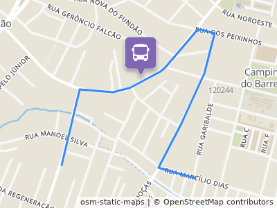 Mapa da parada