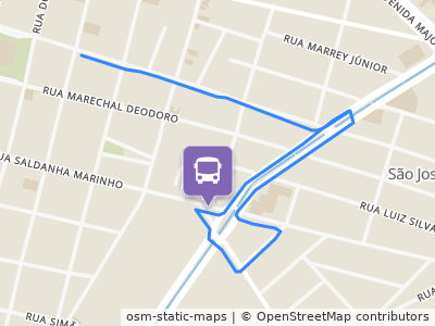 Mapa da parada