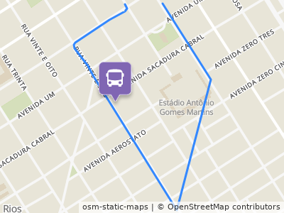 Mapa da parada