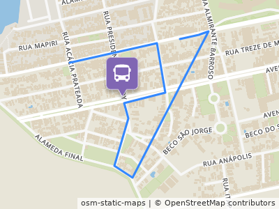 Mapa da parada