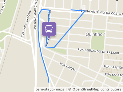 Mapa da parada