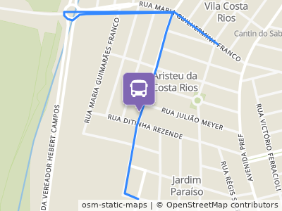 Mapa da parada