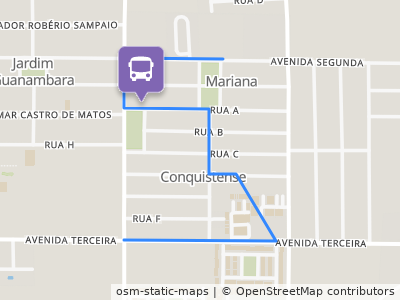 Mapa da parada