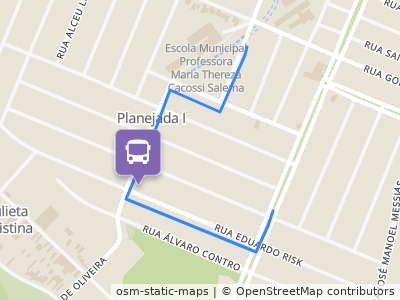 Mapa da parada