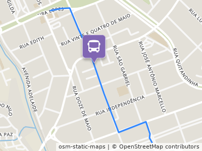 Mapa da parada