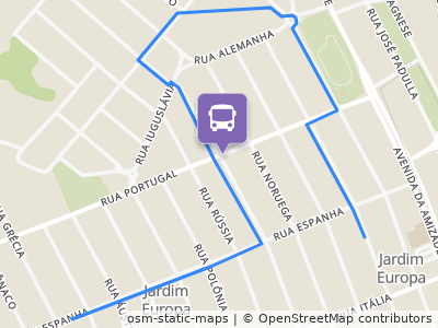 Mapa da parada