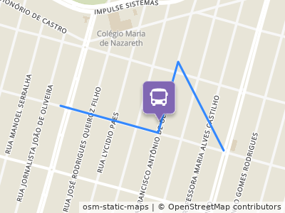 Mapa da parada